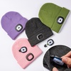 Etsfmoa Beanie with The Light for Kids,Gifts for Boys Girls,Winter Caps(Deep Linen Gray)