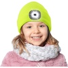 Etsfmoa Beanie with The Light for Kids,Gifts for Boys Girls,Winter Caps(Fluorescent Yellow)