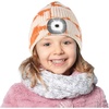 Etsfmoa Beanie with The Light for Kids,Gifts for Boys Girls,Winter Caps(Orange)
